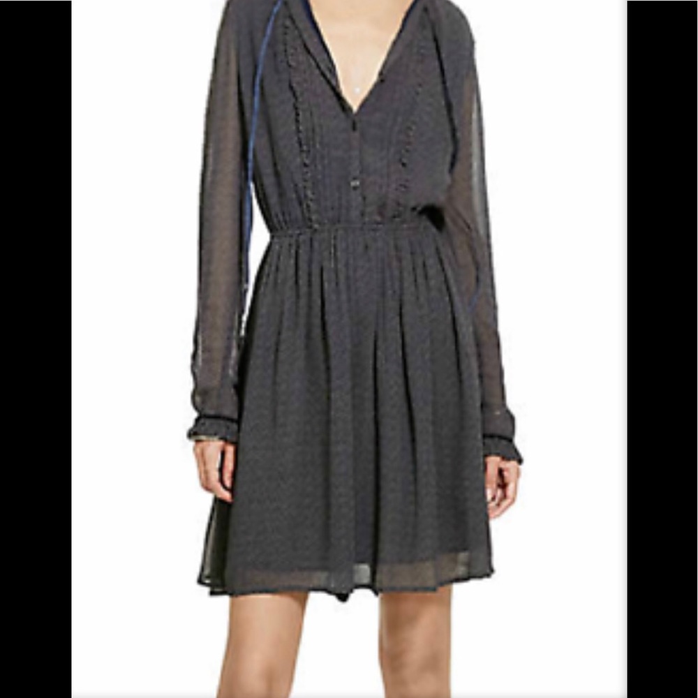 Denim & Supply Ralph Lauren Pleated Bib Dress in Size Small